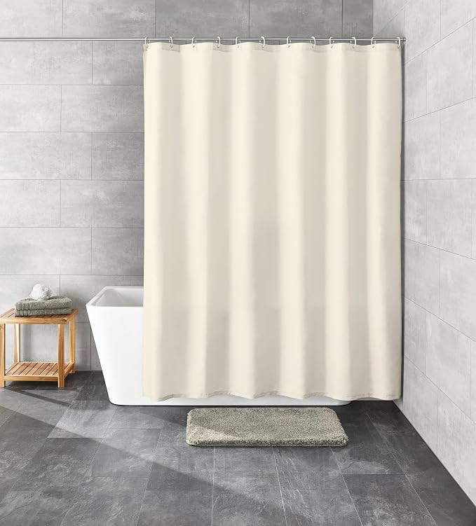Kleine Wolke PVC Free 100% EVA Uno Shower Curtain 70.9x78.7in [180x200cm] (Ecru)