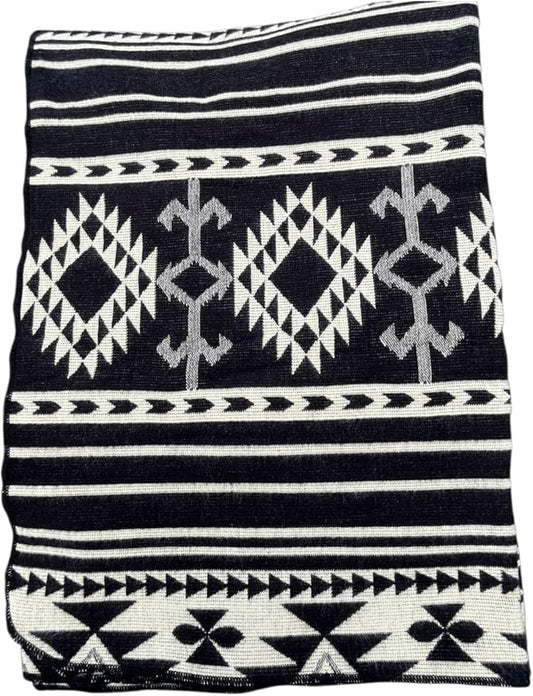 Alpaca Wool Blanket Queen 94x78 in | Ultra Soft, Non-Itchy & Breathable | Premium Alpaca Blanket | Warm, Hypoallergenic Natural Fiber | Handmade Luxury Throw for Bed or Sofa (Black)