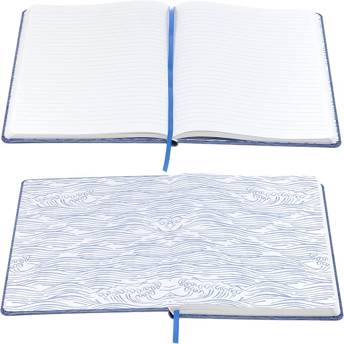 Eccolo Large Recycled Lined Journal Notebook with “Show The Earth Some Love” Embossed Hardcover, 256 Ruled Pages, Eco Friendly with Premium Recycled Paper, (8 x 10 inches)