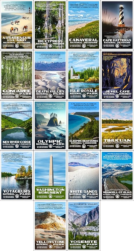 National Park Postcards (Series E)
