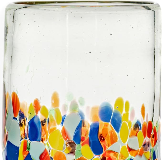 10 Strawberry Street San Lucas Mexican Glassware, DOF, Set of 4
