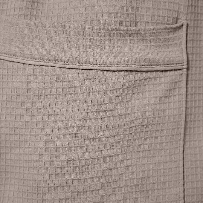 Amazon Essentials Women's Lightweight Waffle Full-Length Bath Robe with Pockets (Available in Plus Size)