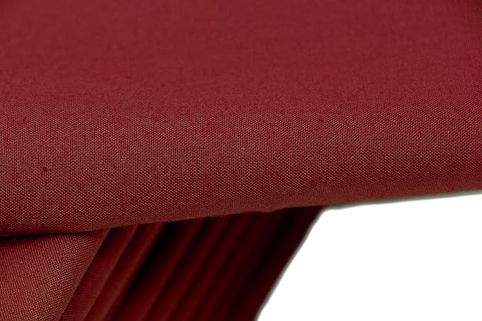 Dinner Cloth Napkins 100% Cotton, Set of 12, 18 X 18 Inches, Everyday Use Linen Napkins Washable, Reusable, Soft, Absorbent Dining Decor Oversized Napkins for Wedding, Easter Parties, Maroon