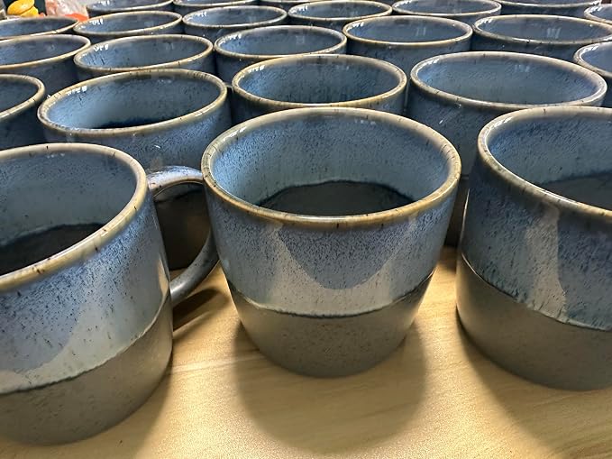 Jumbo Lightning Sweary Mug,Glaze Ceramic Mug,Handmade Pottery Coffee Mugs, Engraved Sarcastic Quote - Gift for Friends and Coworkers,Comes with a fine coffee spoon (THUNDER CUNT)