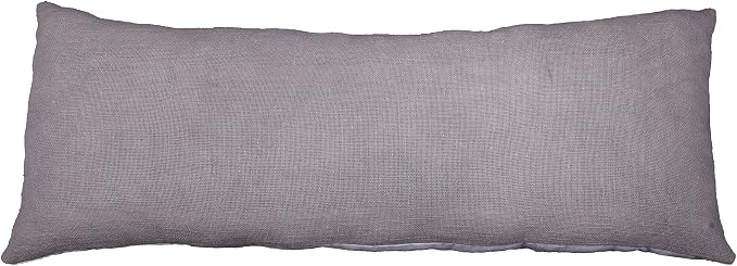 Trade Star Designer Lumbar Throw Cushion Case 100% Cotton Pillow Cover Handcrafted Cushion Cover Mudcloth Pillow Case Authentic Mudcloth Spring Fall Decor Modern (Grey Solid 14X36 INCHES)