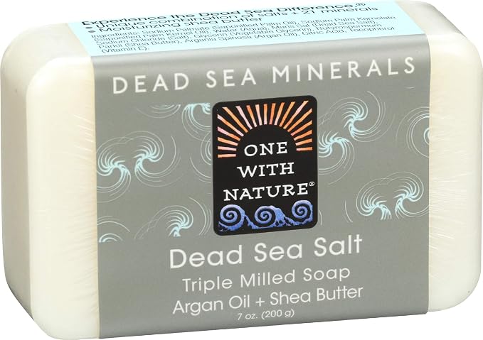 Only Natural One with Nature Dead Sea Mineral Dead Sea Salt Soap, 7 Ounce
