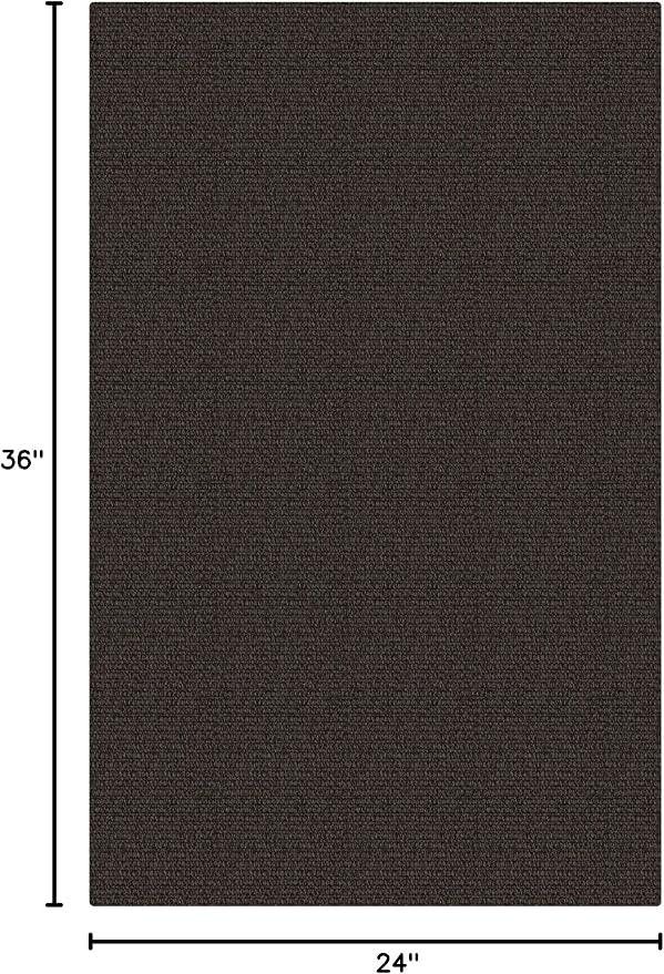 EARTHALL Small Area Rug 2x3 Ft Washable Rugs for Entryway Non Slip Braided Throw Rugs Door Mat Indoor Outdoor Entrance Cotton Woven Carpet for Kitchen Foyer Front Door, Taupe/Coffee