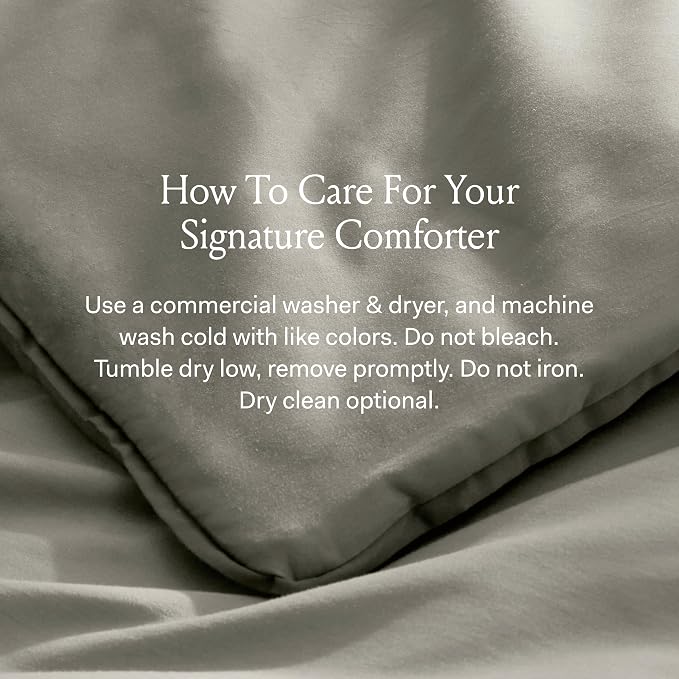 BOLL & BRANCH Signature Comforter Set - King/Cal King, White - Duvet Insert and Cover in One Layer - Luxury Organic Cotton, Down Alternative, Hypoallergenic, All-Season - 1 Comforter and 2 Shams