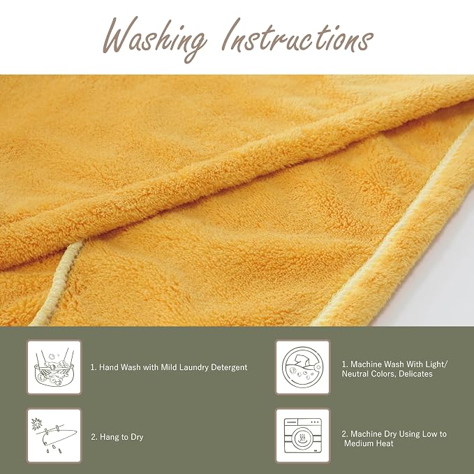 myHomeBody Hair Towel Wrap, Quick Drying Turban, Absorbent Cap – Mango | Hair Turban Towel for wet hair, Ultra Soft Charcoal Fiber Cap, Towel Head Wrap for bathing with Coconut Shell Button