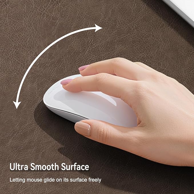 Imitation Crazy Horse Leather Desk Mat - Waterproof Desk Pad - Ideal for Large Mouse Pad and Desk Mats on Top of Desks (Chestnut+Chestnut, 11"*8")