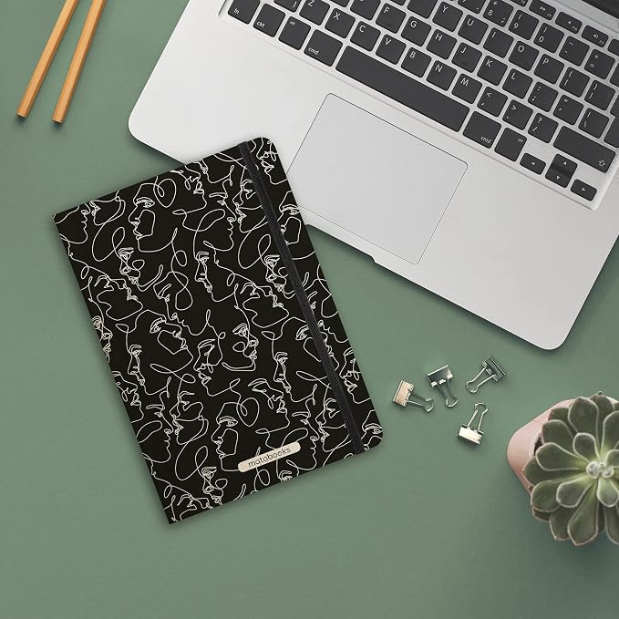 Sustainable and Vegan Notebooks A5 Made of Sweetgrass Paper, Nari, 138 Pages, Natural, Handmade, Made in Germany (Diversity)