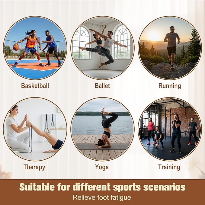 MUCITAGF Cork Balance Board - Ankle & Foot Strengthener Kit for Physical Therapy, Plantar Fasciitis Recovery, Core Stability, Enhanced Foot Function, Mobility and Prevent Falls | Balance Trainer