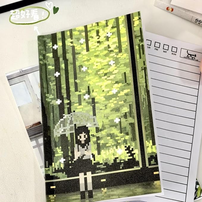 Recycled Notebook Professional Thickened Cardboard Multiple Format Pages and Smooth Writing for Students Professional Recycled Notebook