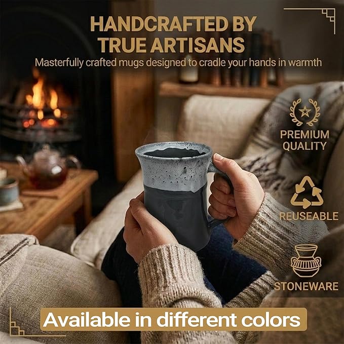 Clay in Motion Large Mug (Snowcap)