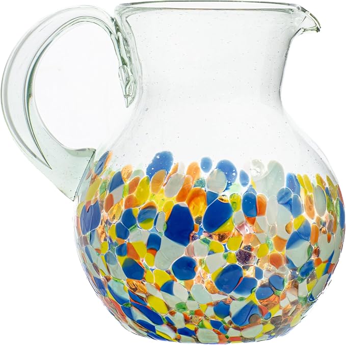 10 Strawberry Street San Lucas Mexican Glassware, Pitcher