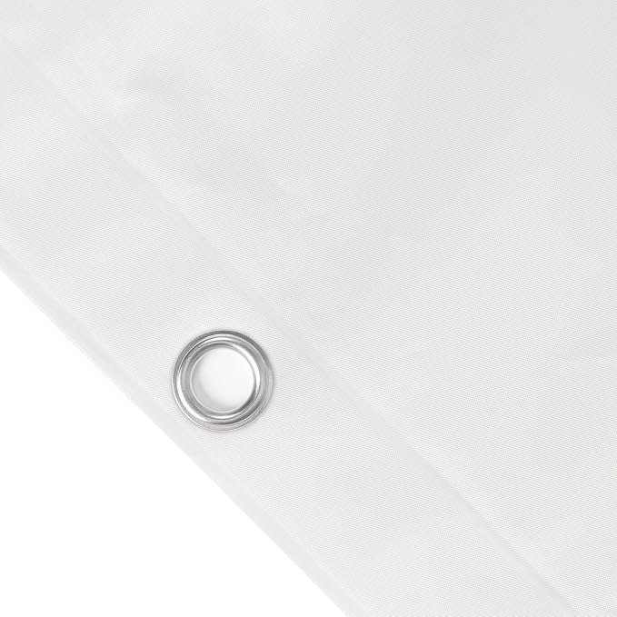 Medium Weight PEVA Shower Curtain Liner, 70" x 71" – White