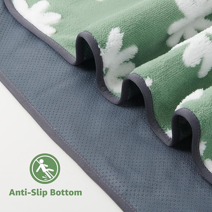 LOOBANI Extra Large Whelping Pad, Non-Slip Dog Pee Pads Washable, Fast Absorbent Reusable Pee Pads for Dogs, Waterproof and Leakproof Dog Playpen Mat for Floor, Crate, Potty (48"x48",2 Packs)