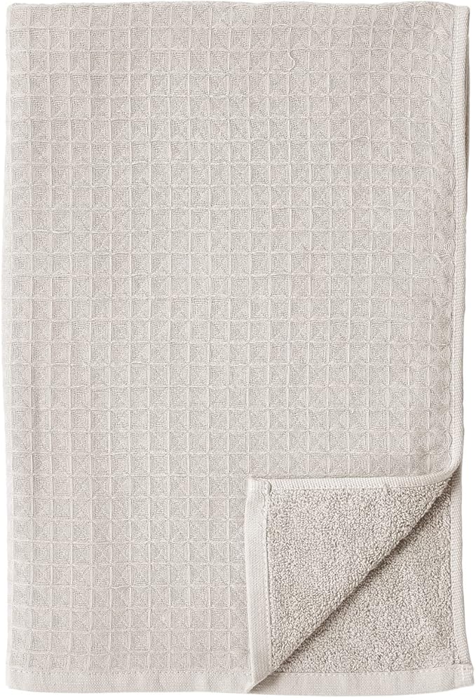 UCHINO Waffle Twist Cotton Weave Towel Set for Bathroom – 2 Bath, 2 Hand, 2 Washcloths, Lightweight Absorbent Quick Dry Honeycomb Texture Solid Terry Loop Reverse, 6 Piece, Linen