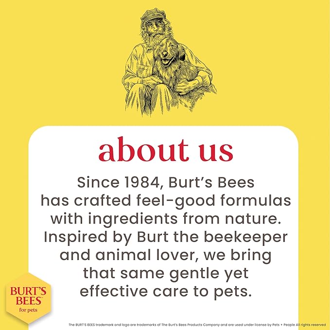 BURT'S BEES FOR PETS Itch Soothing Shampoo with Honeysuckle, 95% Natural Origin Formulas, Dog Shampoo for Itchy Dogs, Dog Shampoo Itchy Skin Relief, 32 oz