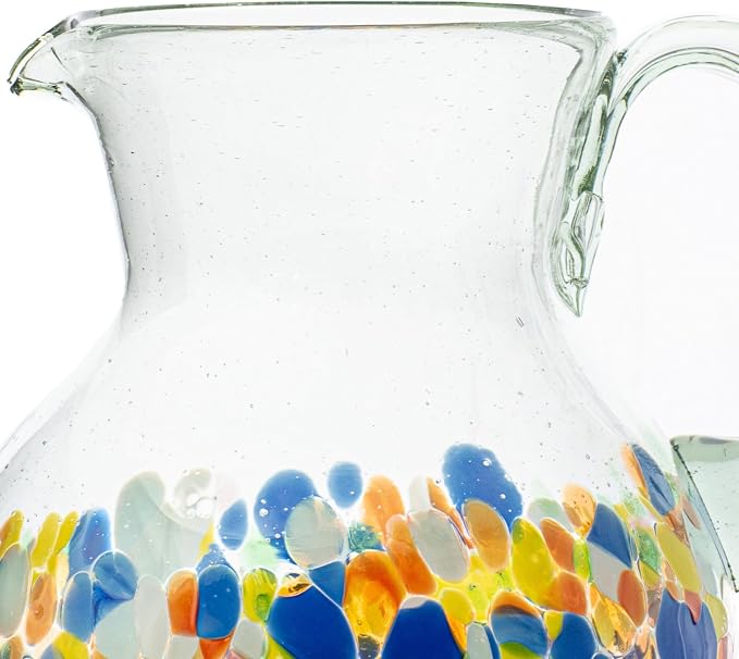 10 Strawberry Street San Lucas Mexican Glassware, Pitcher