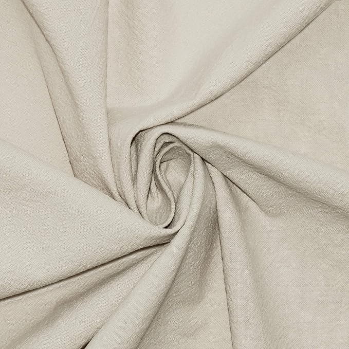 Archaeo Washed Cotton Twist Tab Curtain, 52" x 63", Oatmeal