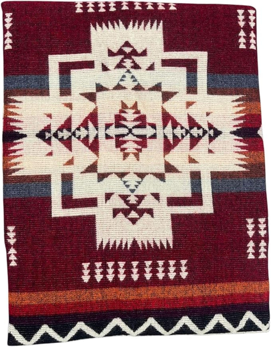 Alpaca Wool Blanket – Warm, Thick, Ultra Soft, Throw 78 x 47, Reversible 2-in-1, Hypoallergenic, Non-Itchy, Washable – Great for Couch, Camping, Travel, Picnics & Cozy Home Comfort,(Red, Throw)