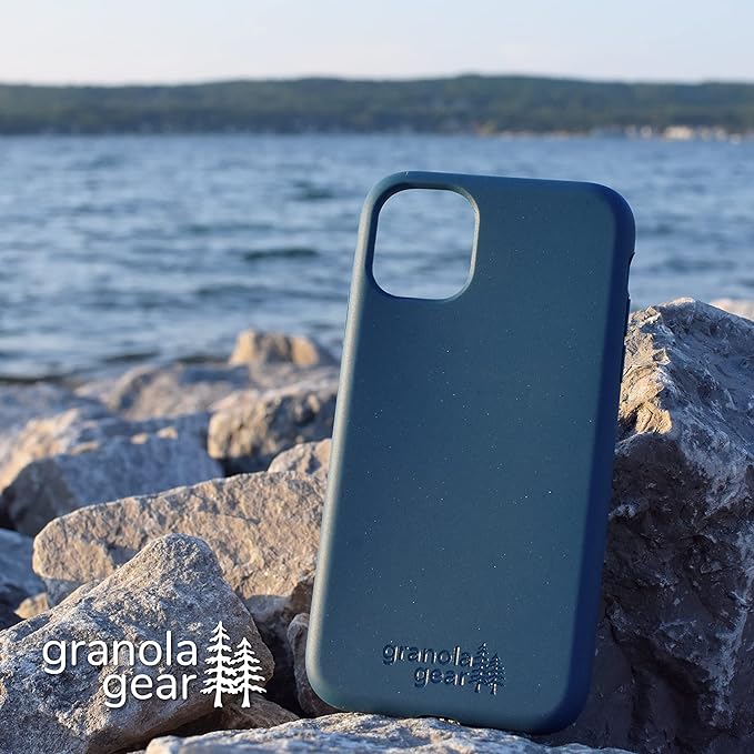 Eco by GranolaGear - Eco Friendly Phone Case for iPhone 11 Pro Max by GranolaGear - Biodegradable, Compostable, Plastic-Free, Made from Plants - Pacific Blue