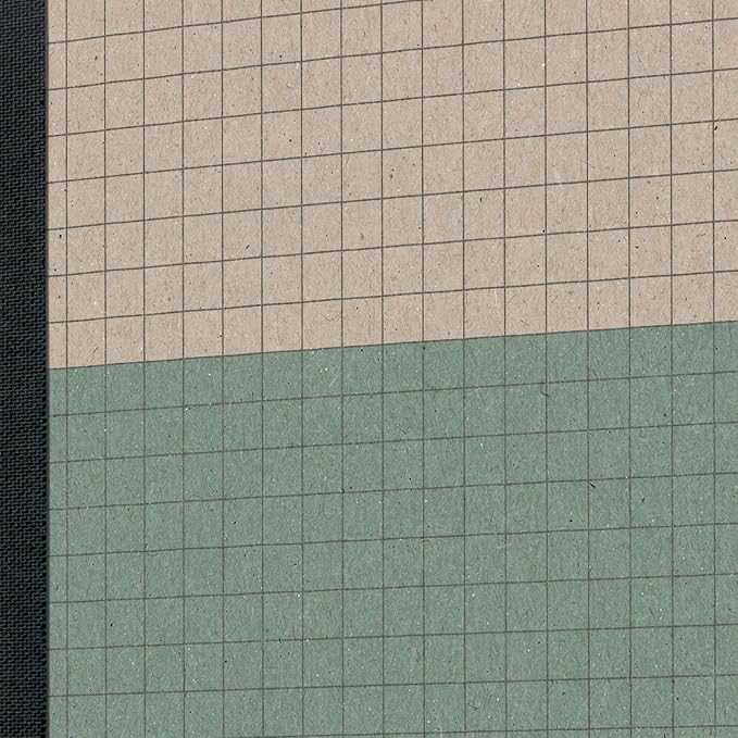 Sigel SN200 Notebook, Squared, 80 g/m², Approx. A5, Blue, softcover, 200 Pages, Sustainable
