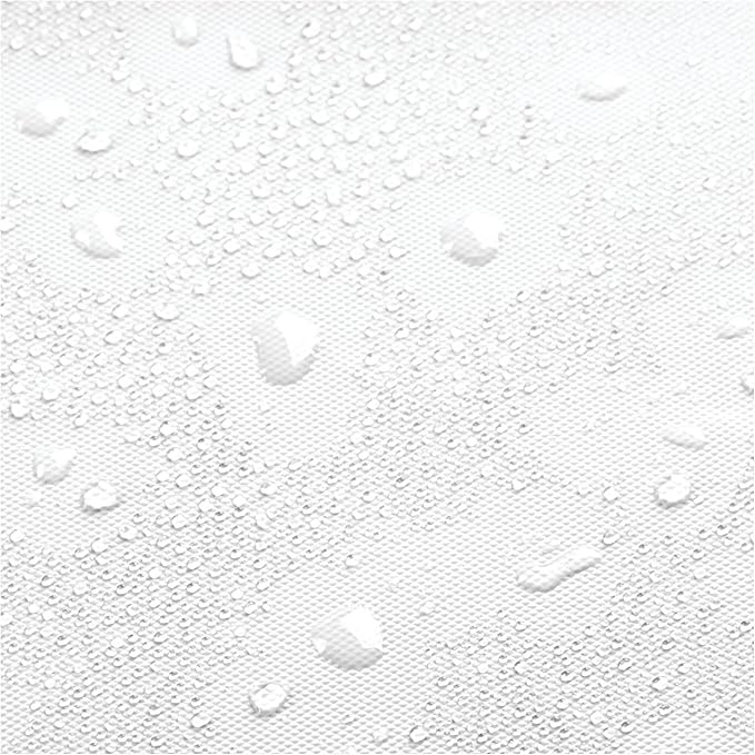 iDesign Waterproof PEVA Bathroom Shower Curtain Liner - 72" x 72", White
