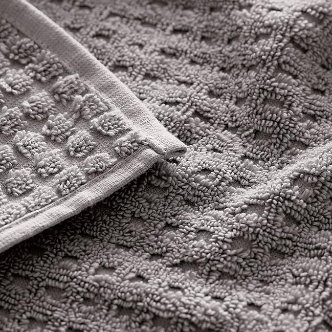 BOLL & BRANCH Turkish Waffle Bath Sheet - Stone - 100% Organic Turkish Cotton - Lightweight Soft Absorbent Quick Dry Luxury Spa Bath Sheet with Textured Waffle Weave - Oversized