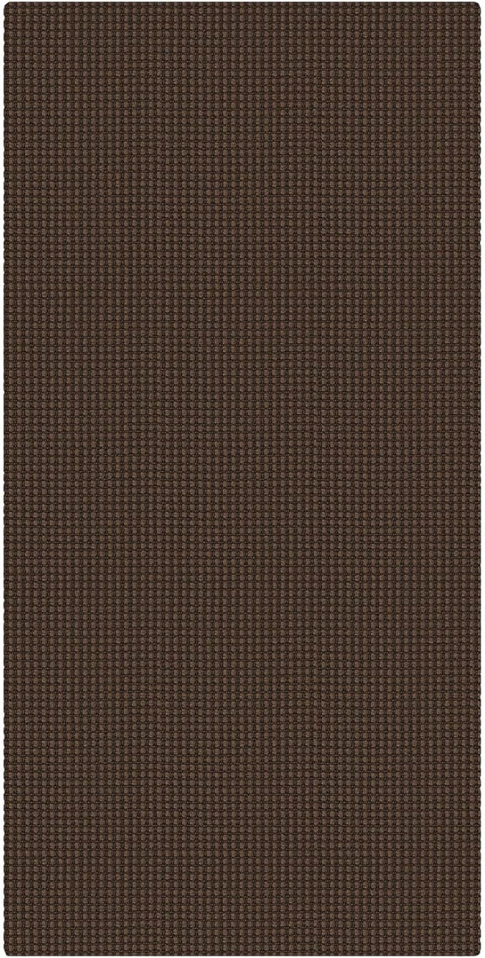 EARTHALL Woven Runner Rug 2x4 Ft Washable Runners for Hallways Cotton Non Slip Eentryway Runner Braided Indoor Floor Carpet for Kitchen, Hallway, Kitchen, Doormat, Brown