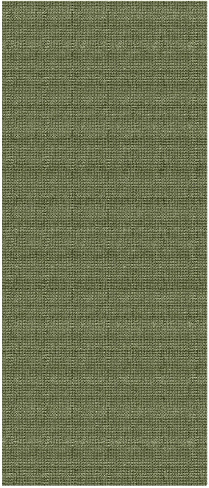 EARTHALL Woven Runner Rug 3x7 Ft Washable Runners for Hallways Wide Non Slip Rubber Backed Kitchen Runner Braided Indoor Floor Carpet for Entryway, Hallway, Kitchen, Bedroom, Green