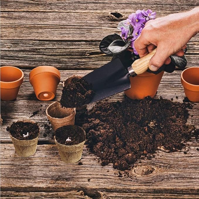 Deepthi 3-Inch Coco Coir Nursery Pots – Pack of 12 Biodegradable Seed Starter Cups – Organic Coir Peat Pots for Seedlings, Herbs, Indoor/Outdoor Gardening – Eco-Friendly Planting Pots