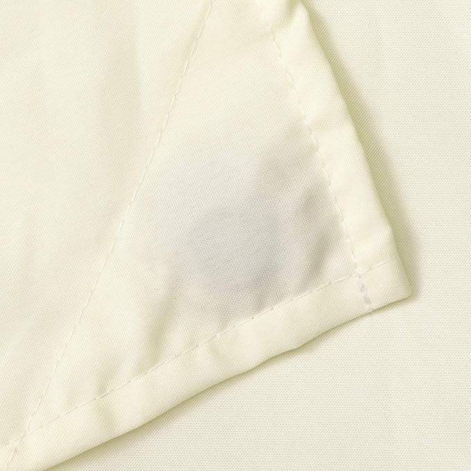 N&Y HOME Fabric Shower Curtain or Liner with Magnets - Cream Shower Curtain for Bathroom with Hotel Quality, Machine Washable - Sand, 72x72