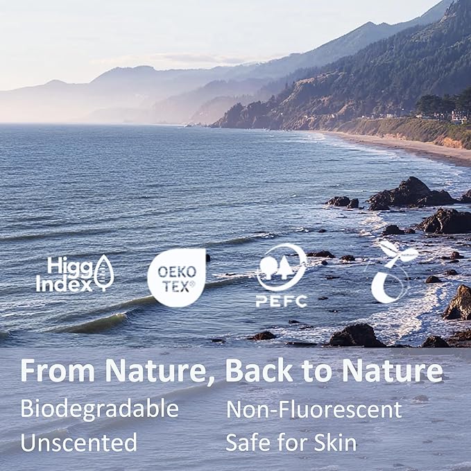 Ourmed Life Face Towels, Thicker Disposable Biodegradable Clean Face Wipes for Sensitive Skin, Lint- free Face Cloths for Makeup Remover, Skincare and Women Cleaning, Dry Wipes, 240 Count Dot Texture