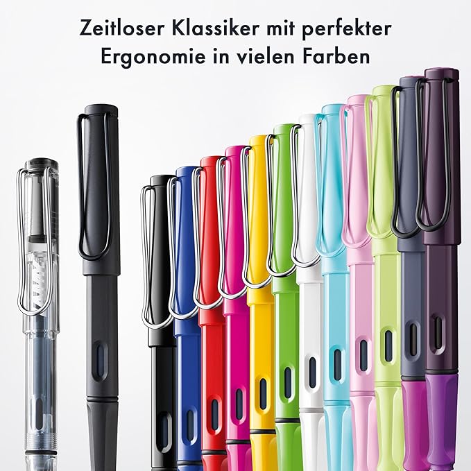 Lamy Safari Cosy Fountain Pen 020 Special Edition, Modern Fountain Pen in Strawberry Colour with Ergonomic Grip and Timeless Design, Nib Strength EF, Special Model, Pack of 1