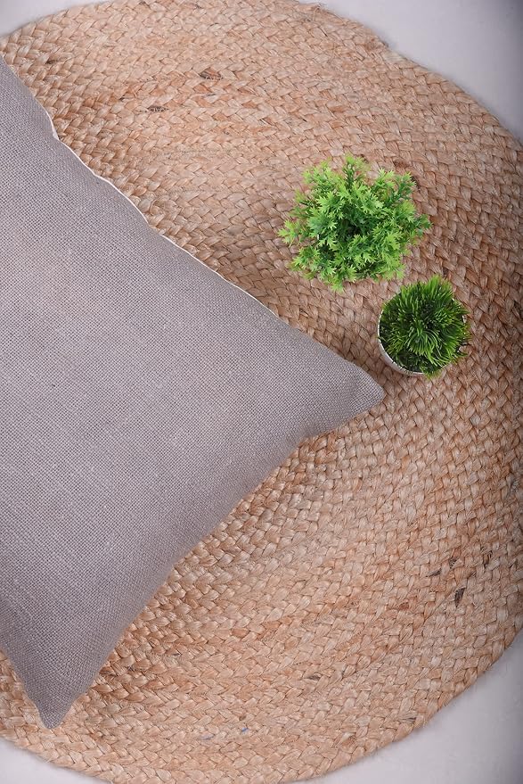 Trade Star Farmhouse Throw Pillow Case Lightweight Pillow Shams 100% Cotton Pillow Cover Tribal Home Decor Mudcloth Lumbar Back Rest Cushion Case (Grey Solid 14X22 INCHES)