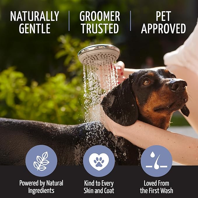 Tauro Pro Line Moisturizing Dog Shampoo for Smelly Dogs, Deodorizing All Natural Dog Wash, Pet Coat Protection, Cat & Puppy Shampoo for Dry Sensitive Skin (Magic Plex - 13.5 Fl Oz)