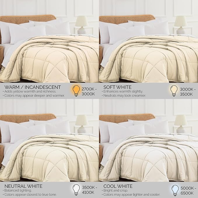 Southshore Fine Living, Inc. Twin Comforter/Duvet Insert, Down-Alternative Comforter, Twin Size Pet Hair Resistant Bedding, Fluffy Comforters, All Season Twin/XL Bedding, Cream Color