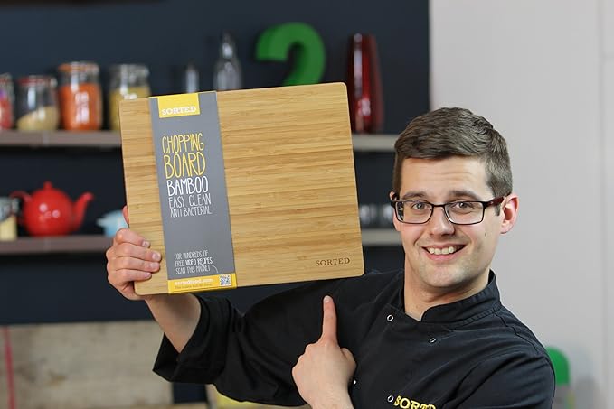 Sorted Bamboo Chopping Board - Natural