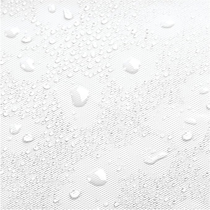 iDesign Waterproof PEVA Bathroom Shower Curtain Liner - 72" x 72", White