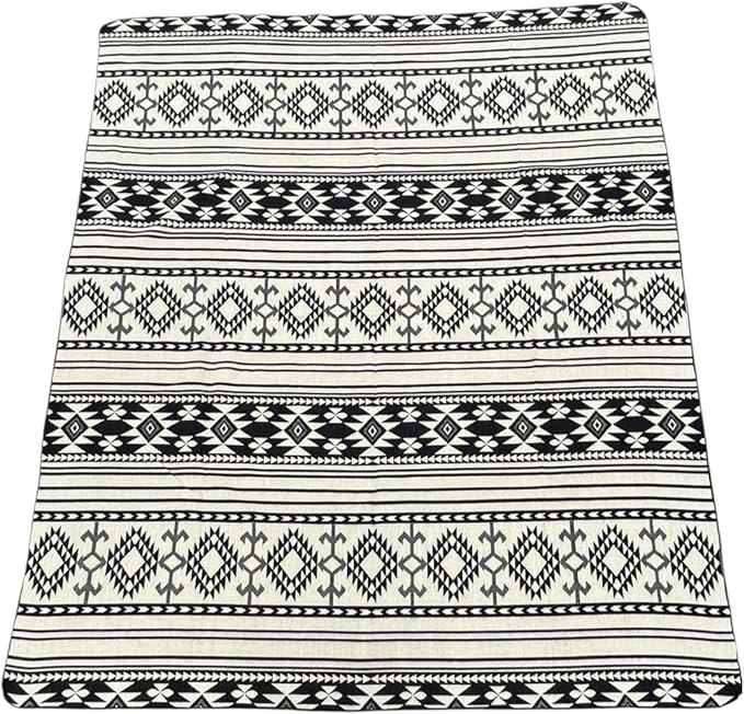 Alpaca Blanket Throw 78x47 in | Ultra Soft, Non-Itchy & Breathable | Premium Alpaca Wool Blanket | Warm, Hypoallergenic Natural Fiber | Handmade Luxury Throw for Sofa, Bed or Travel. Black