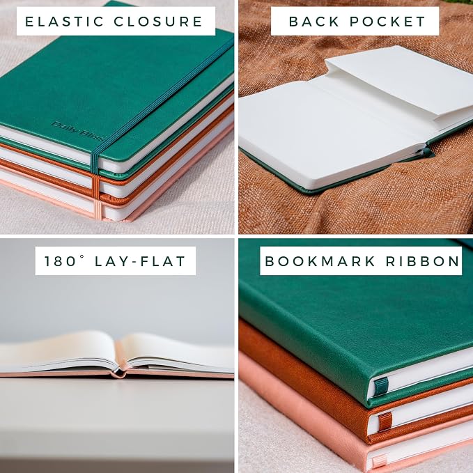 Stone Paper Journal Premium A5 Hardcover Vegan Leather Notebook Journal | 160 Pages | Premium Quality Professional Notebook For Men and Women |Comes With Gift Box Waterproof Notebook