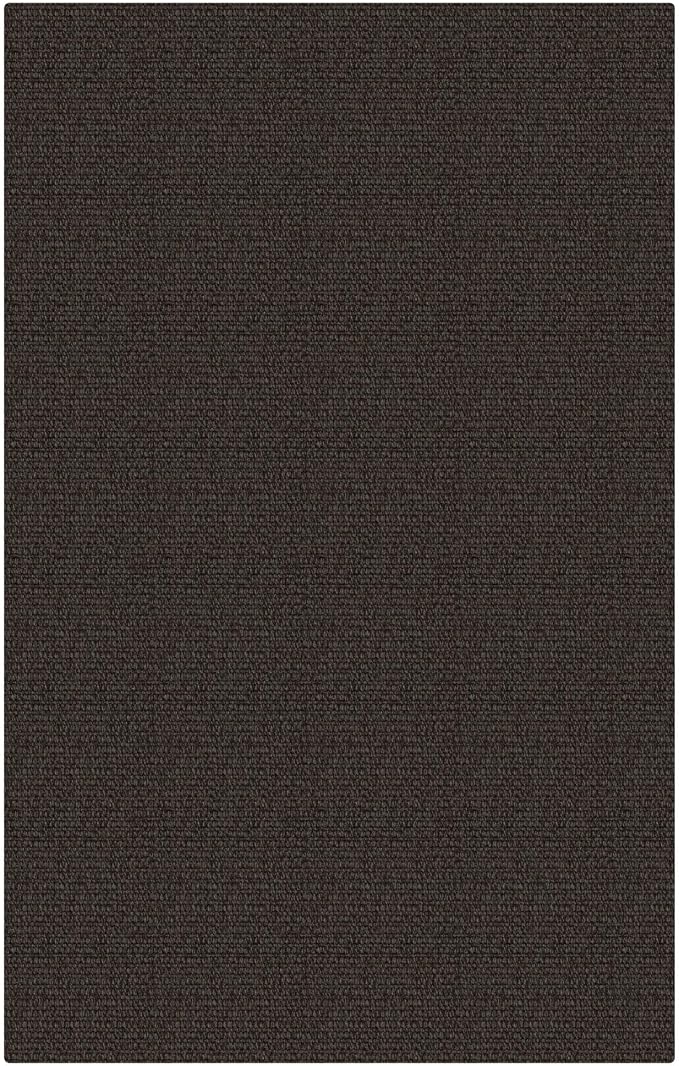 EARTHALL Washable Area Rug 3x5 Ft Non Slip Rugs for Entryway, Braided Rubber Backed Throw Rugs Door Mat Indoor Outdoor Entrance, Cotton Woven Carpet for Kitchen Foyer Front Door, Taupe/Coffee
