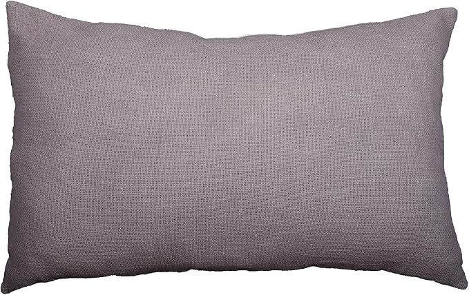 Trade Star Farmhouse Throw Pillow Case Lightweight Pillow Shams 100% Cotton Pillow Cover Tribal Home Decor Mudcloth Lumbar Back Rest Cushion Case (Grey Solid 14X22 INCHES)