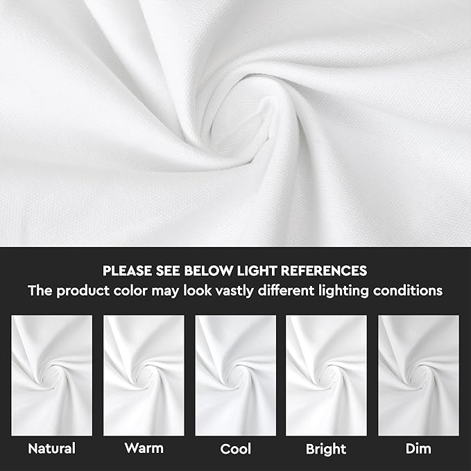 Encasa XO Throw Pillow Covers 16x16 in Set of 2 White | No Inserts | Cotton Pillow Covers for Living Room, Bed, Sofa, Couch | Decorative Cushion Covers with Improved Zipper