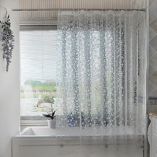 Shower Curtain Liner, 100% Waterproof Peva Shower Curtains with 3 Duty Heavy Bottom Magnets and 12 Rust Proof Grommets, 72x72 Weighted Shower Liner for Shower Stall, Bathtubs