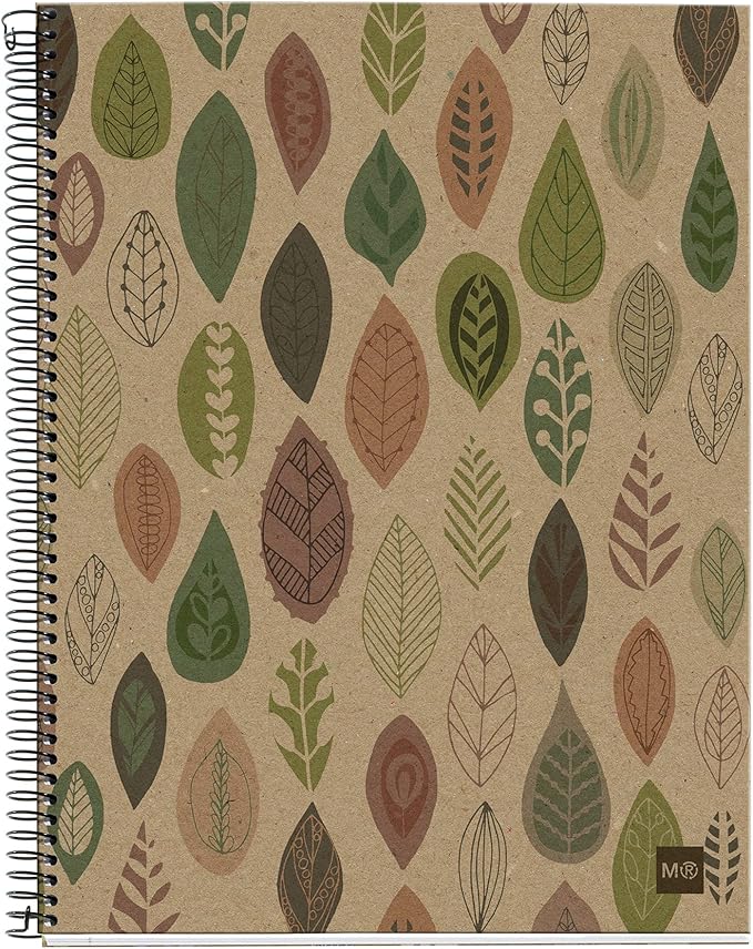 Miquelrius 2870 – Notebook 4 Recycled Cardboard ecojohas M (DIN A4, 210 x 297 mm, 120 Sheets, 80 g/m², Grid)