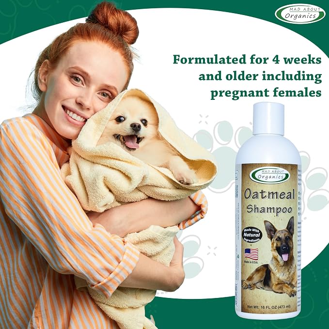 Oatmeal Shampoo Formulated for Dogs 16oz