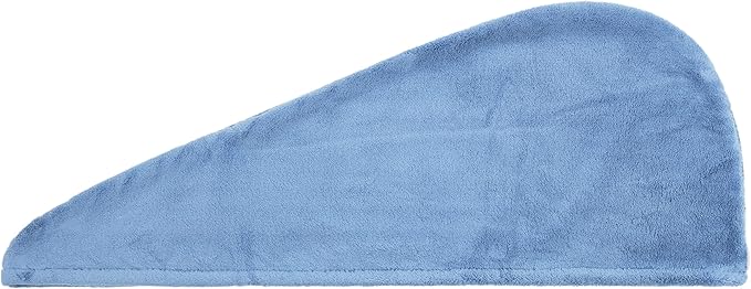 Microfiber Hair Towel Wrap Super Absorbent Twist Turban Dry Hair Cap with Button Fasten